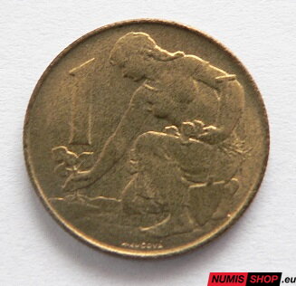 1 koruna - Československo - 1968