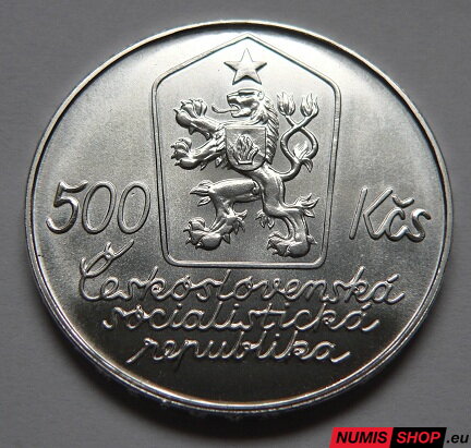 500 Kčs ČSSR 1987 - Jozef Lada