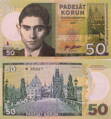 Gábriš - 50 korun - Franz Kafka - polymer