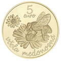 5 eur Slovensko 2021 - Včela medonosná