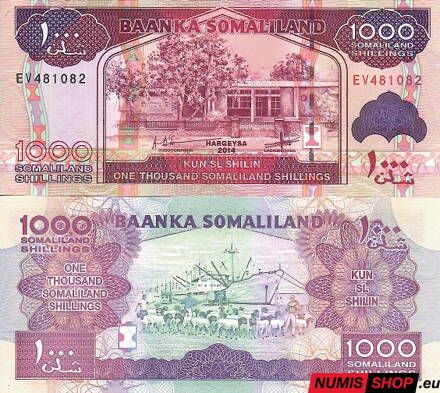 Somaliland - 1000 shillings - 2014