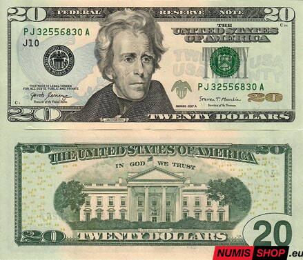 USA - 20 dollars - 2017A - J - UNC