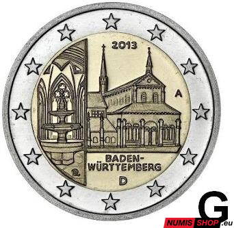 Nemecko 2 euro 2013 - Bádensko - G - UNC