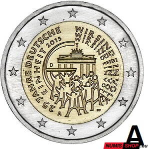 Nemecko 2 euro 2015 - Zjednotenie - A - UNC