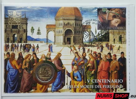 Vatikán 2 euro 2023 - Perugino - numisbrief