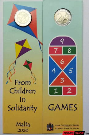 Malta 2 euro 2020 - Detské hry - COIN CARD