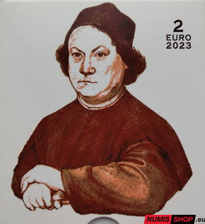 Vatikán 2 euro 2023 - Perugino - PROOF
