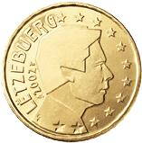 50 cent Luxembursko 2002 - UNC 