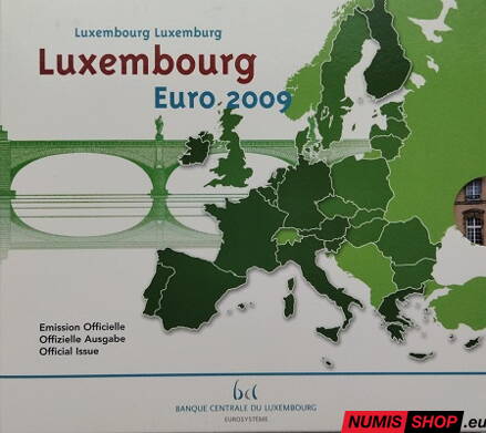 Sada Luxembursko 2009 + 2 x pamätné 2 euro