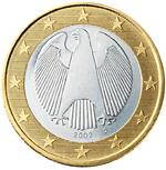 1 euro Nemecko 2002 - F - UNC 