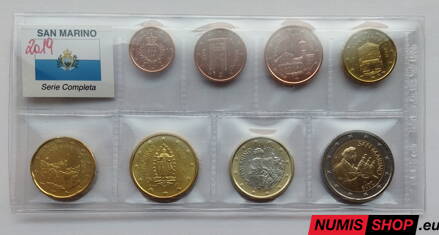 San Maríno 2019 - 1 cent až 2 euro - UNC