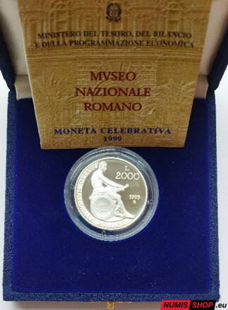 2000 lír Taliansko - 1999 - Národné múzeum - proof