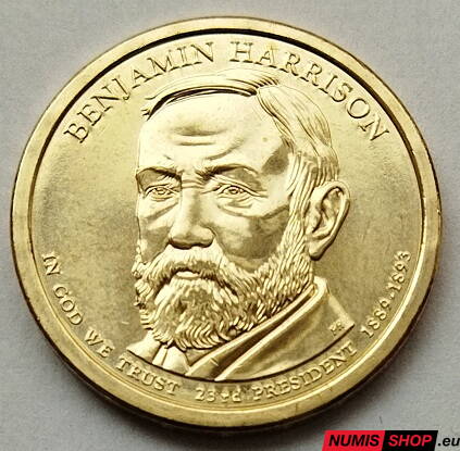 USA Presidential 1 dollar - 2012 - 23rd Benjamin Harrison - D