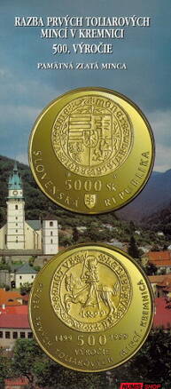 5000 Sk Slovensko 1999 - Razba toliarov - leták